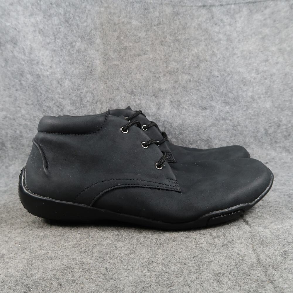 Ros Hommerson Shoes Womens 9.5W Boot Lace Up Casual Black Classic Bootie Sneaker